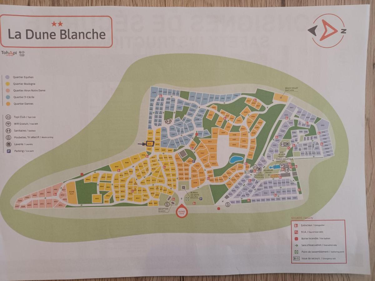 Camping La Dune Blanche Camiers Bagian luar foto